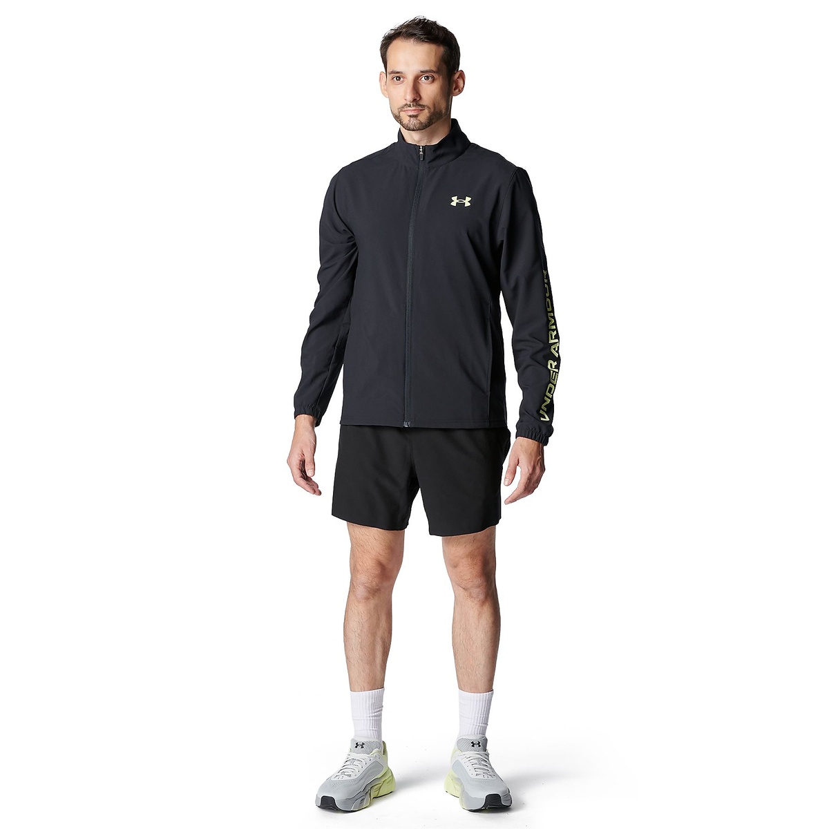 UA FRESH WOVEN FULL ZIP JACKET