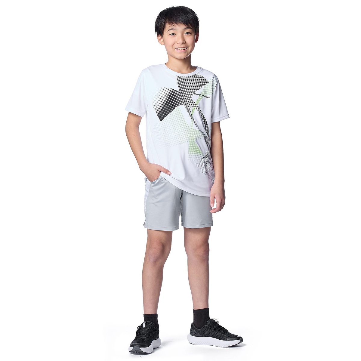 UA TECH SUPER BIG LOGO SHORT SLEEVE T-SHIRT