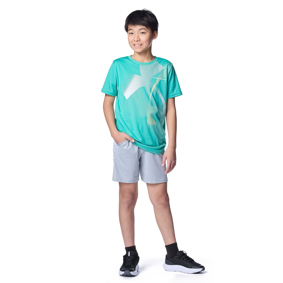 UA TECH SUPER BIG LOGO SHORT SLEEVE T-SHIRT