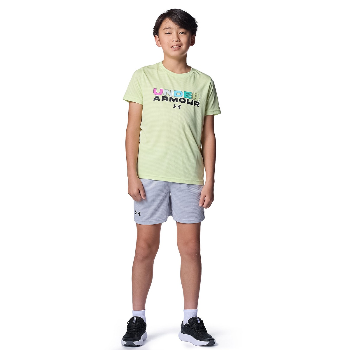 UA SPEED STRIDE BRANDED LOGO SHORT SLEEVE T-SHIRT