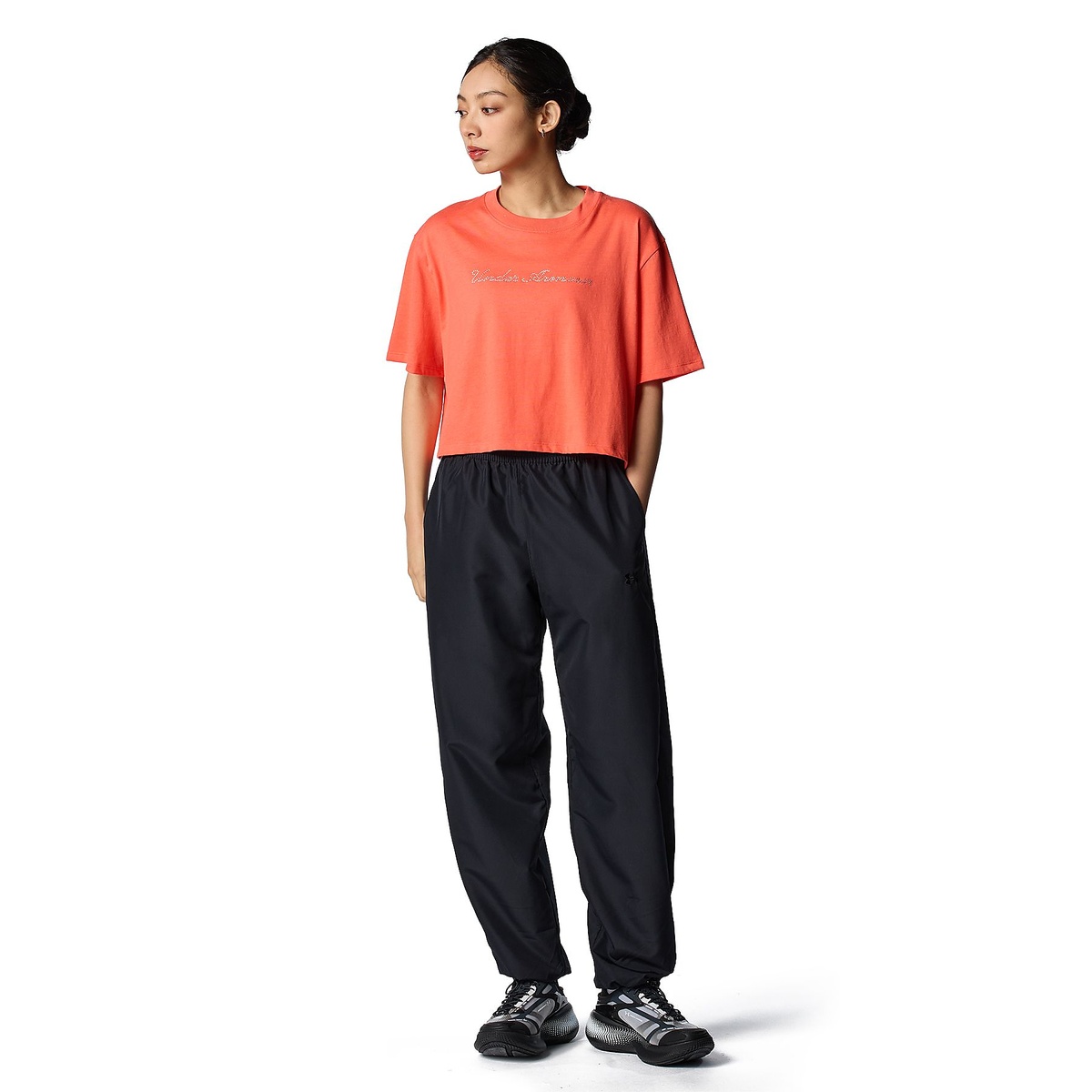 UA MESH LINER WOVEN PANTS