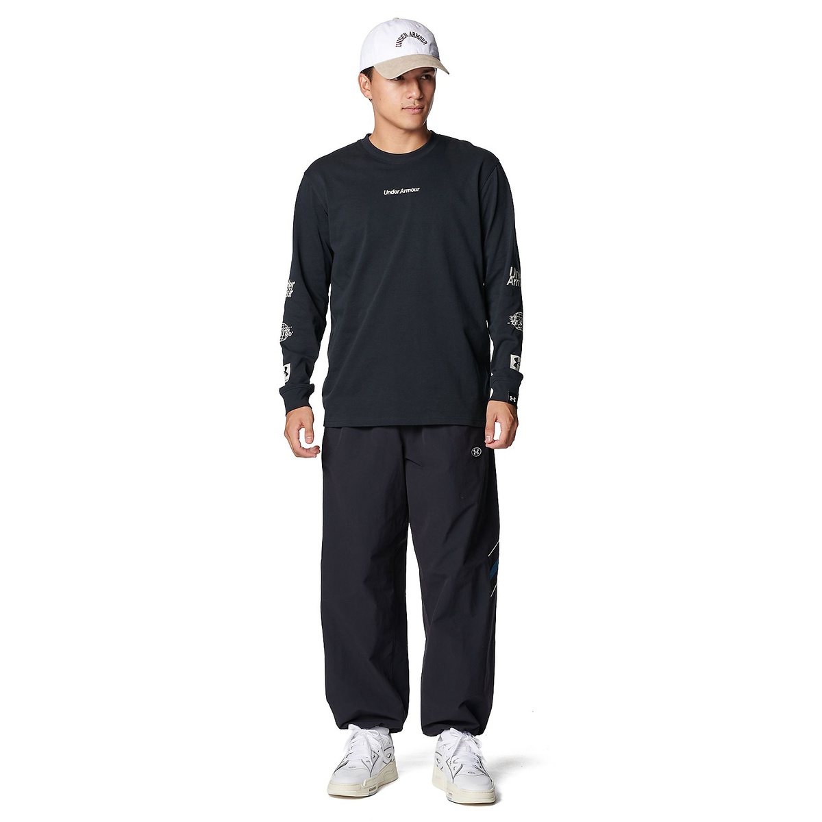 UA HEAVYWEIGHT GRAPHIC LONG SLEEVE T-SHIRT