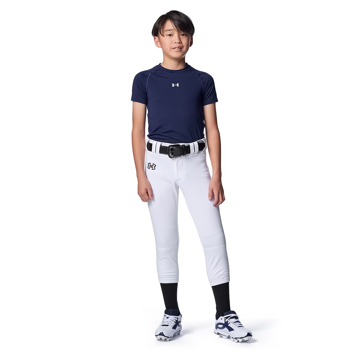 UA HEATGEAR COMFORT FITTED SHORT SLEEVE CREW NECK SHIRT