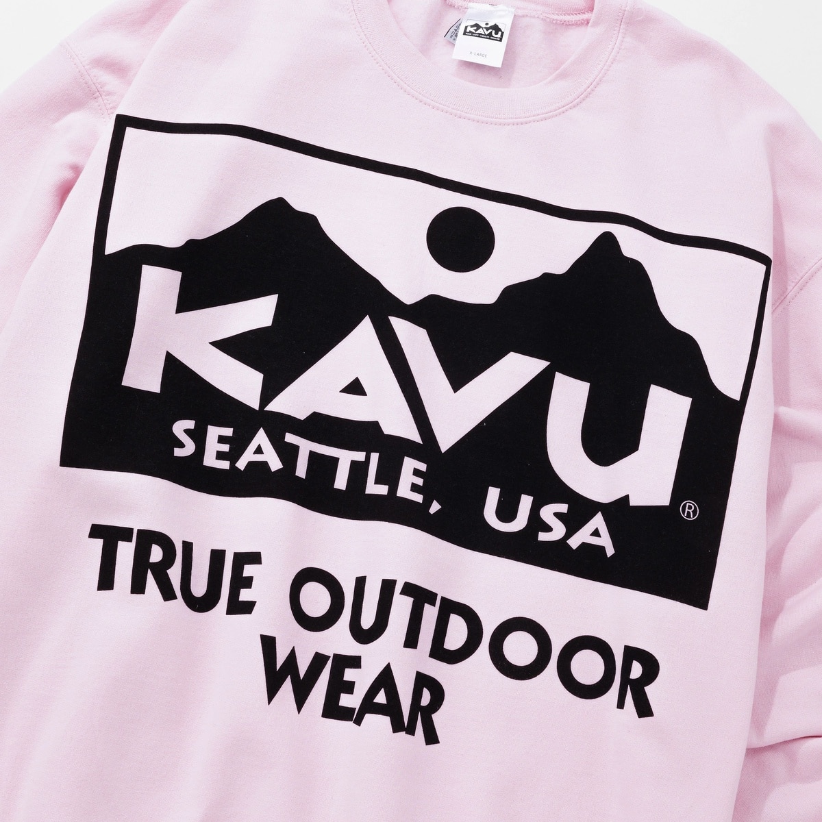 KAVU　ビッグロゴスウェット　L.Pink　XL