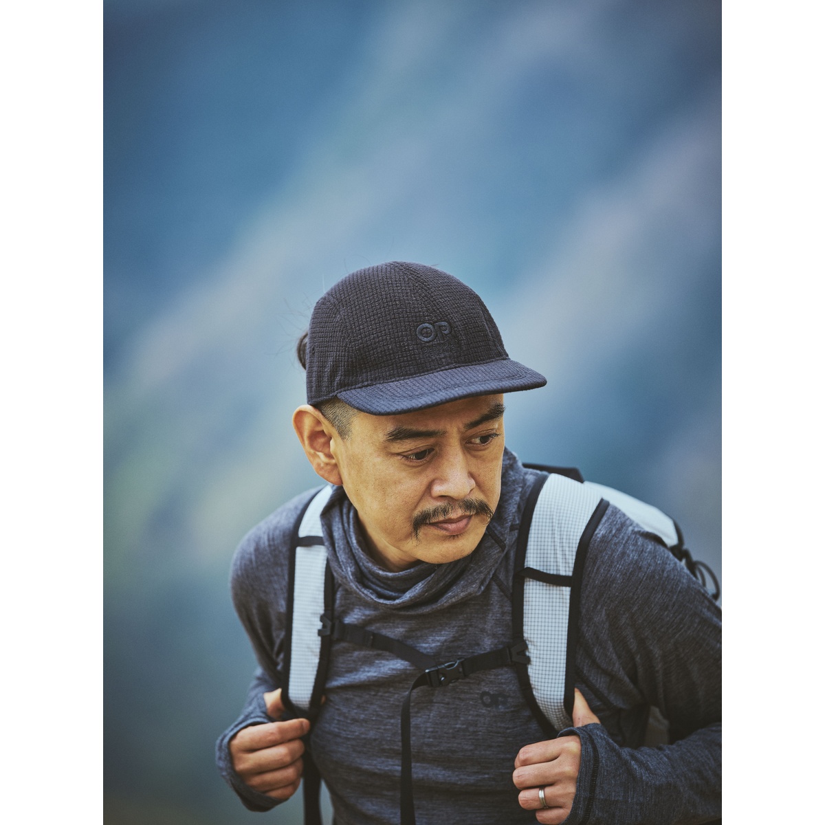 OR　トレイルミックスキャップ　BLCK