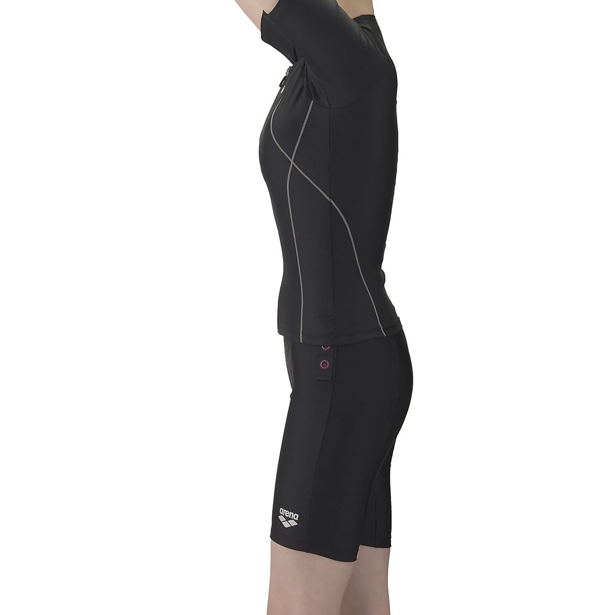 フィットネスセパレーツ(カバーバック・ハーフレッグ・差し込みパッド)