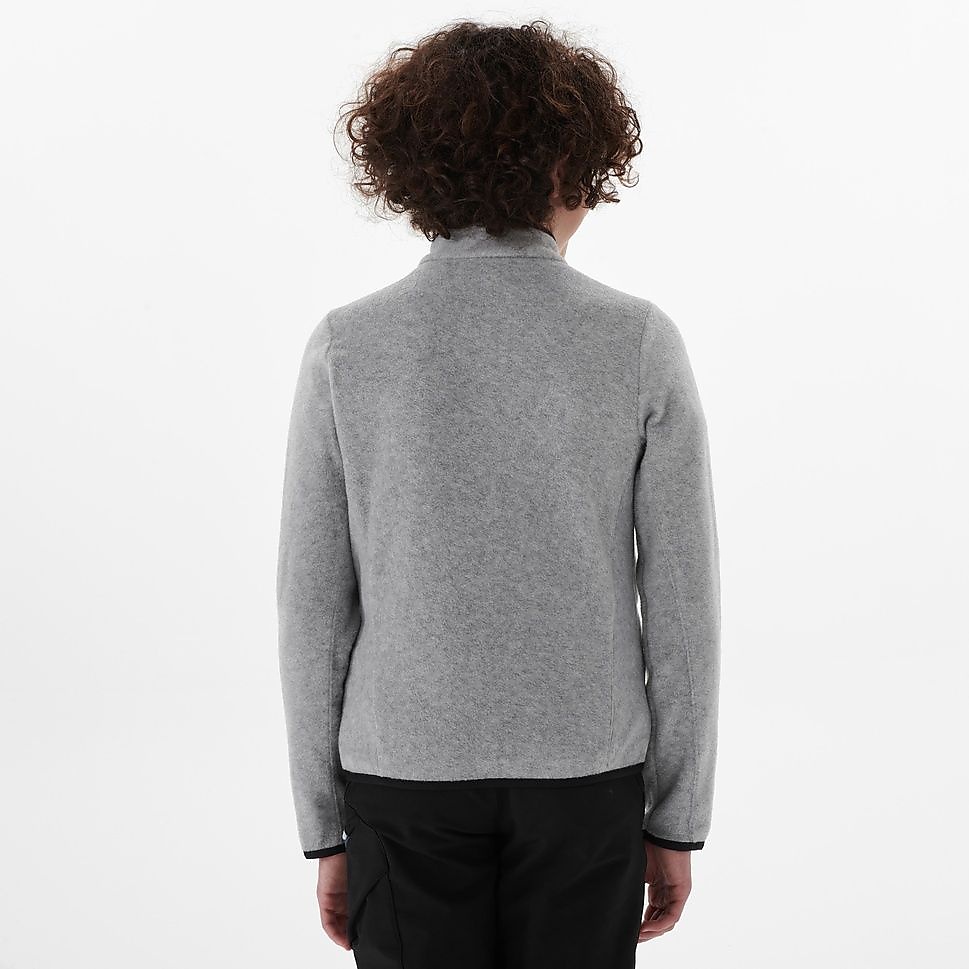 QUECHUAキッズフリースジャケットMH100 GRY