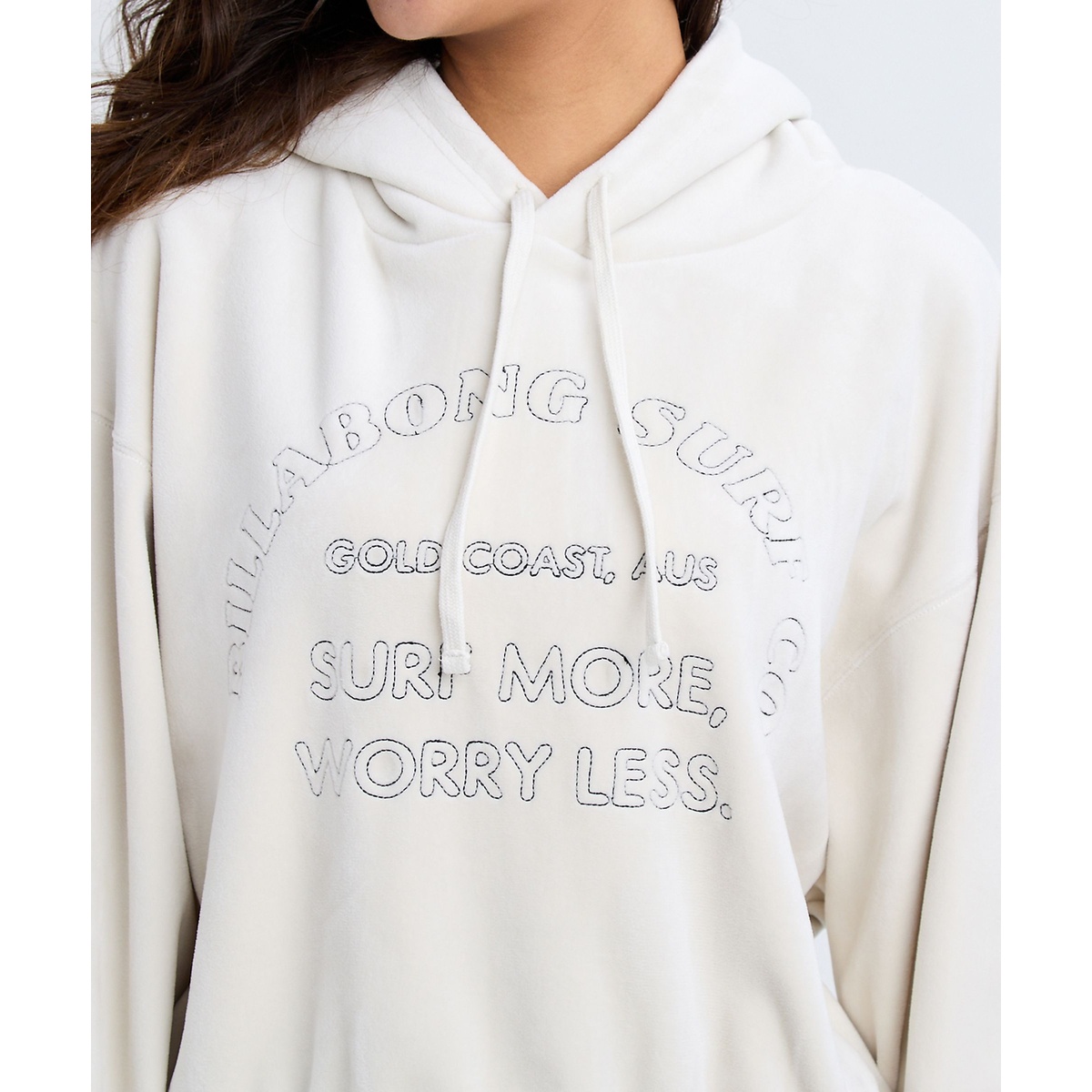 LAZY DAZE LOOSE CROPPED SWEAT PARKA