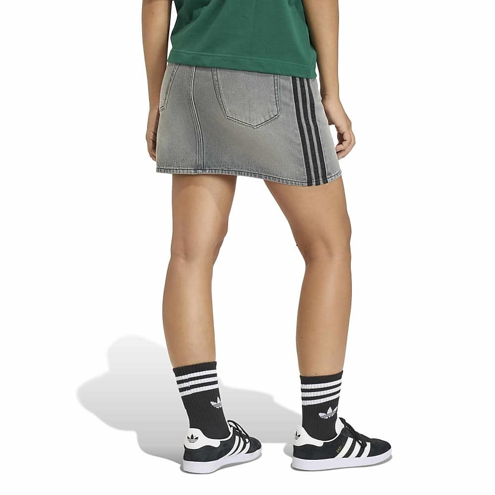 3 STRIPES SKIRT DENIM