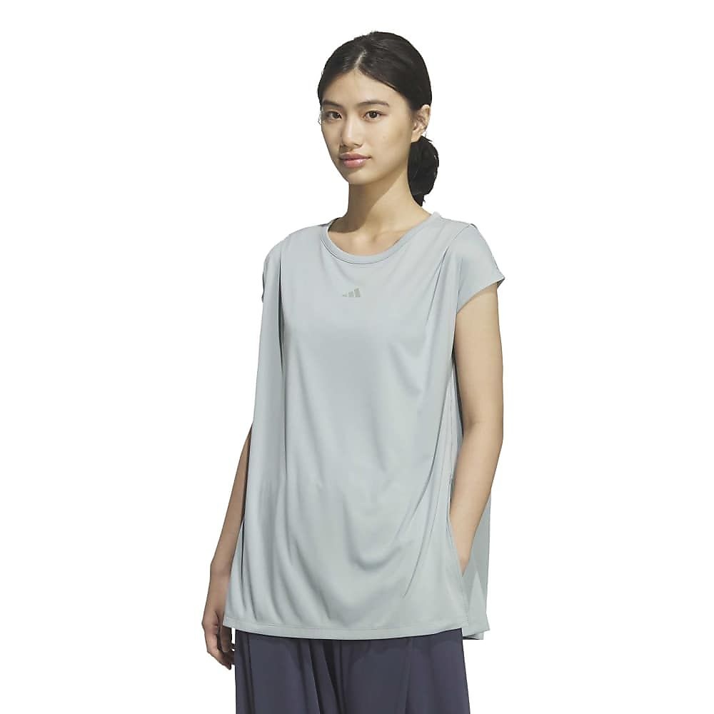 W LUX BLK KN フレンチスリーブTシャツ