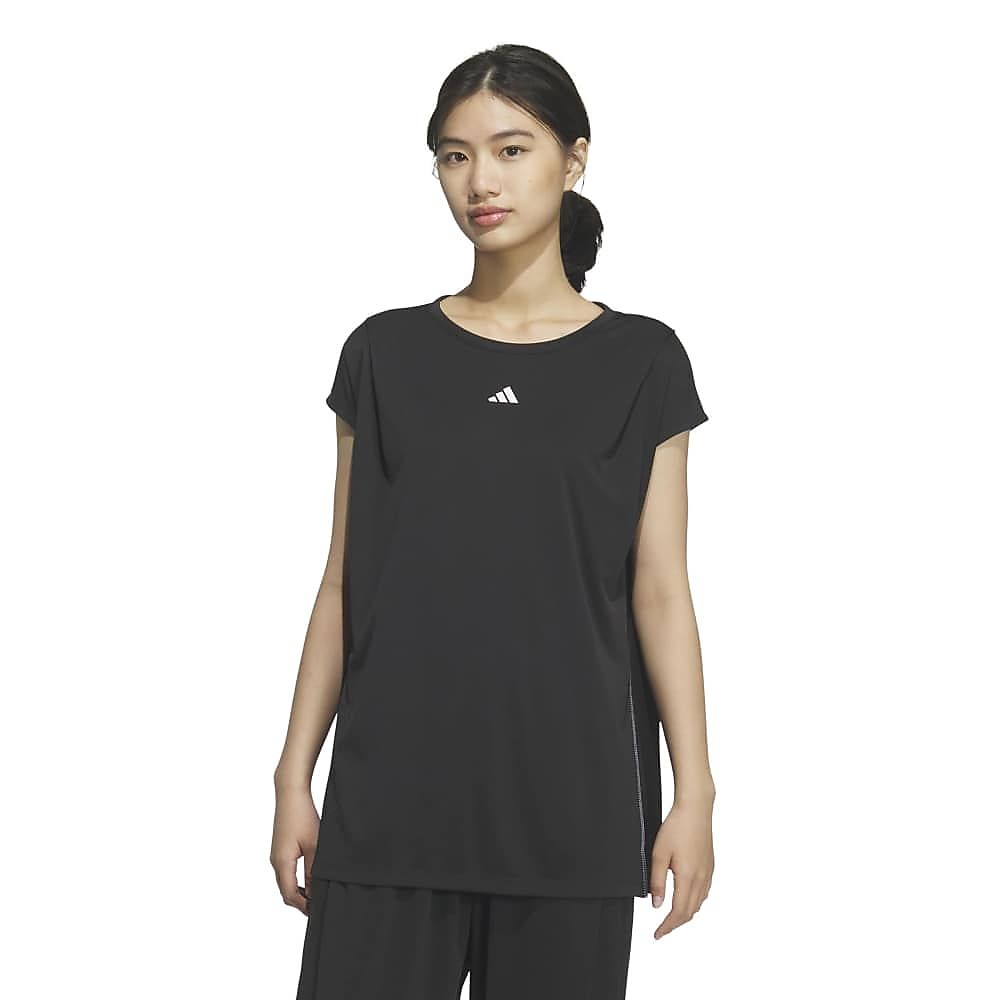 W LUX BLK KN フレンチスリーブTシャツ