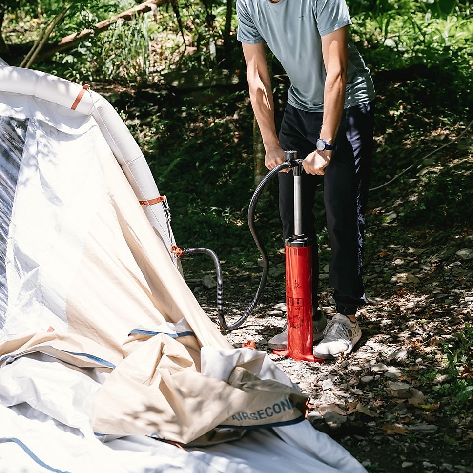 QUECHUA エアーテント F&B AIR SECONDS 4.1 4人用