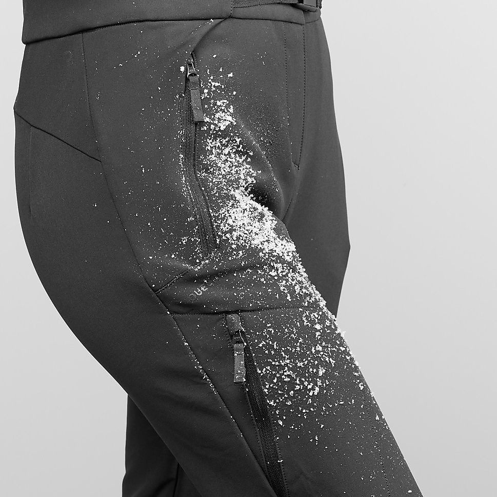 QUECHUAレディースロングパンツウォームSH500 BLK