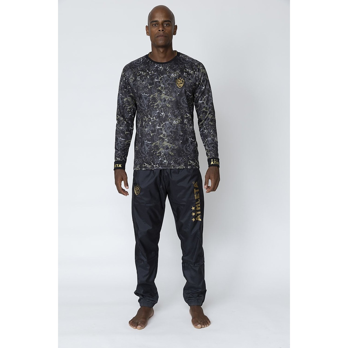 グラフィック長袖プラクティスシャツ