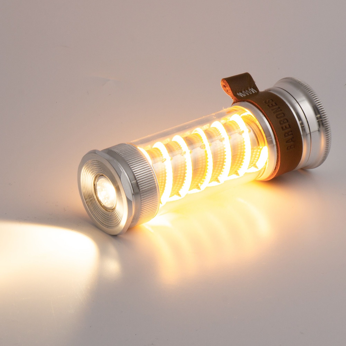 エジソンライトスティックLED　ナチュラルアルミニウム