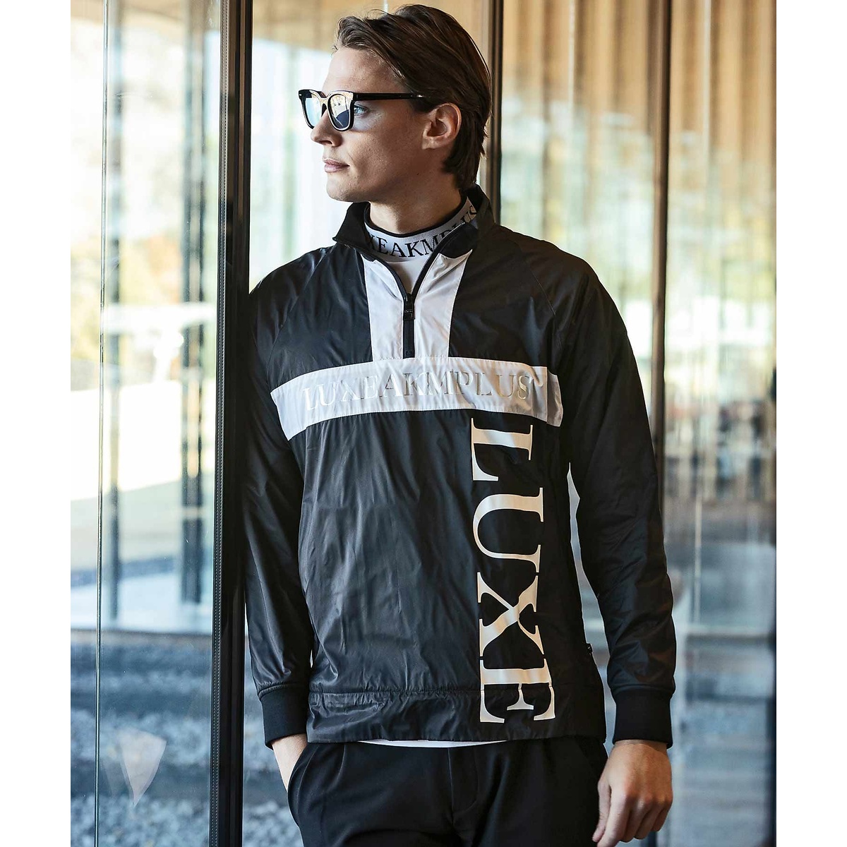 HALF ZIP TRACK JACKET
