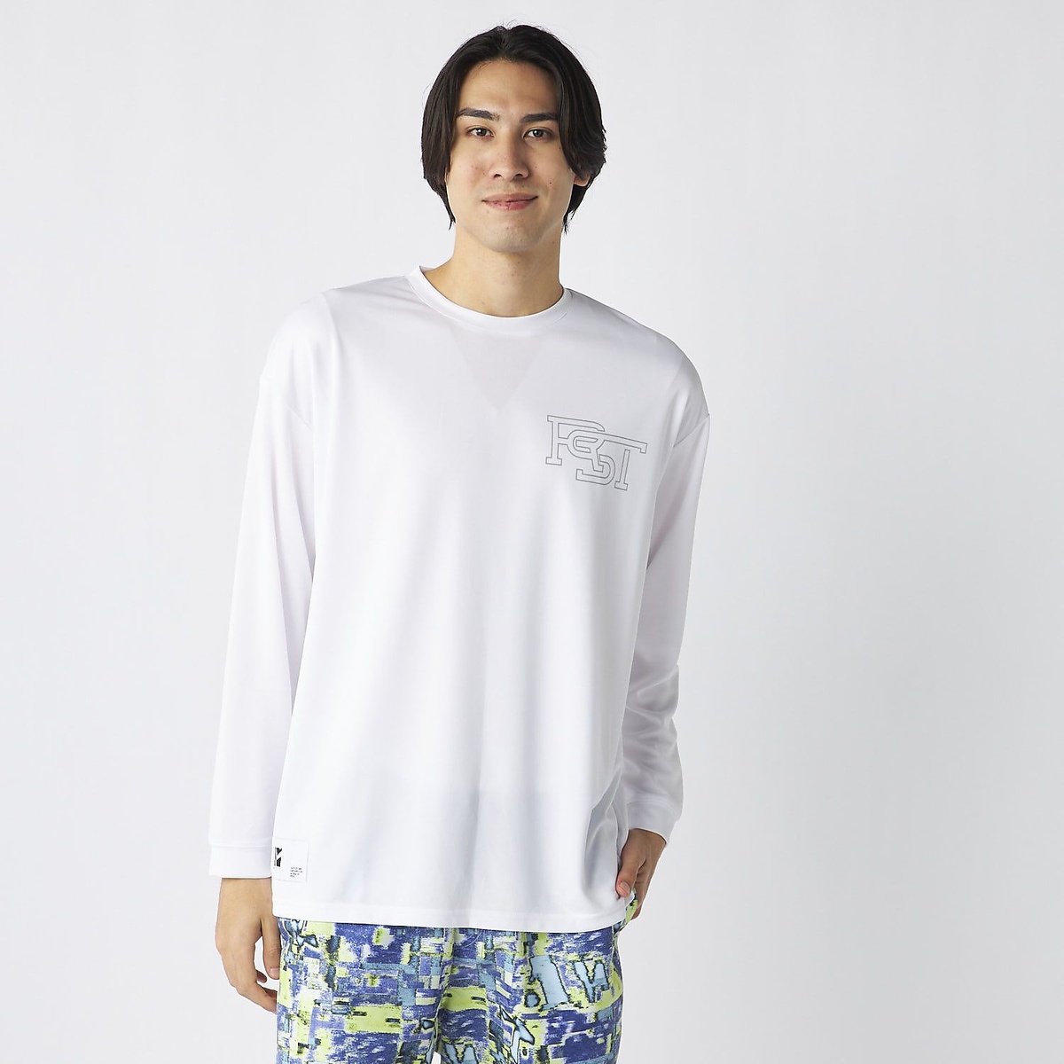 メンズRUSTYナガソデUVTシャツ