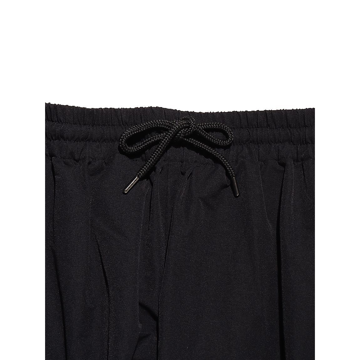 PAB STRETCH NYLON SIDE SNAP PT BLK