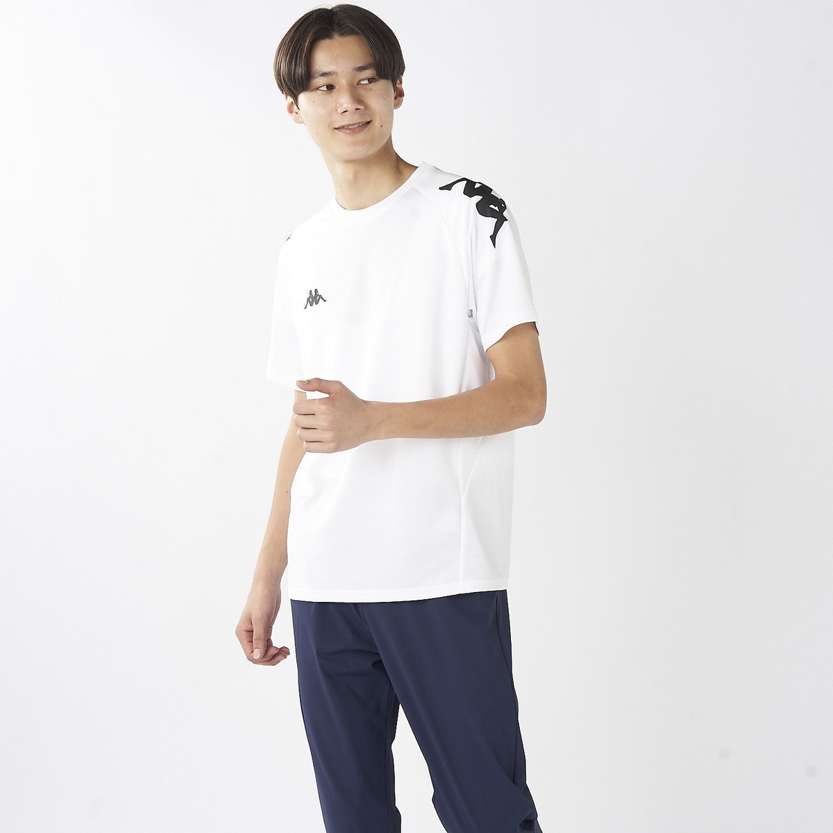 Kappa Jr 半袖オミニシャツ