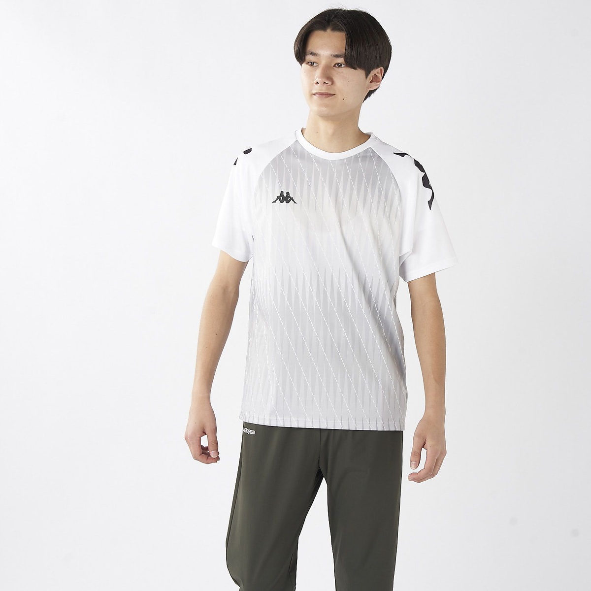 Kappa 半袖シャドー柄シャツ