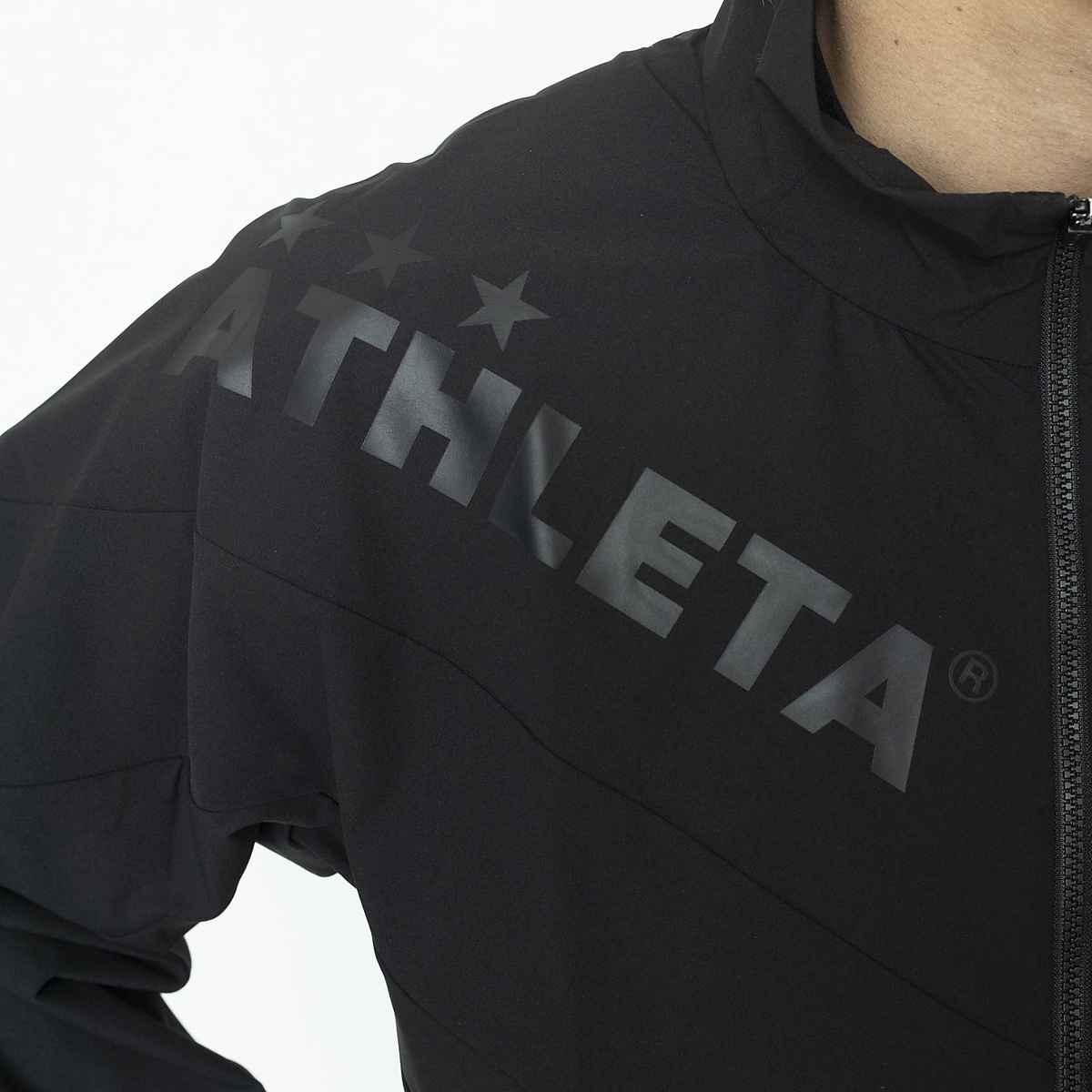 FCA カラーブロックTRジャケットBLK