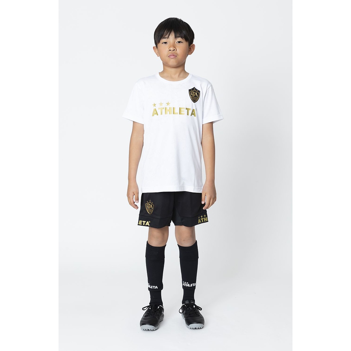 FCA ジャガードプラTシャツ JrWHT