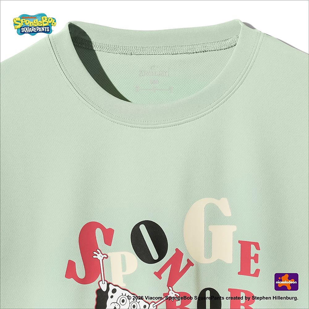 ジュニア Tシャツ スポンジ・ボブ タイポグラフィ