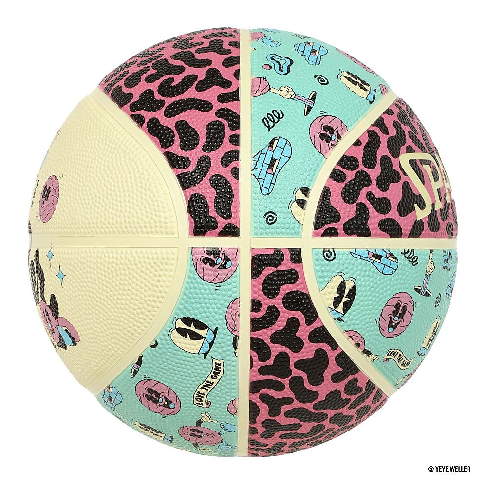 イェイェ・ウェラー ストリート スウィッシュ クリーム×ピンク×ターコイズ