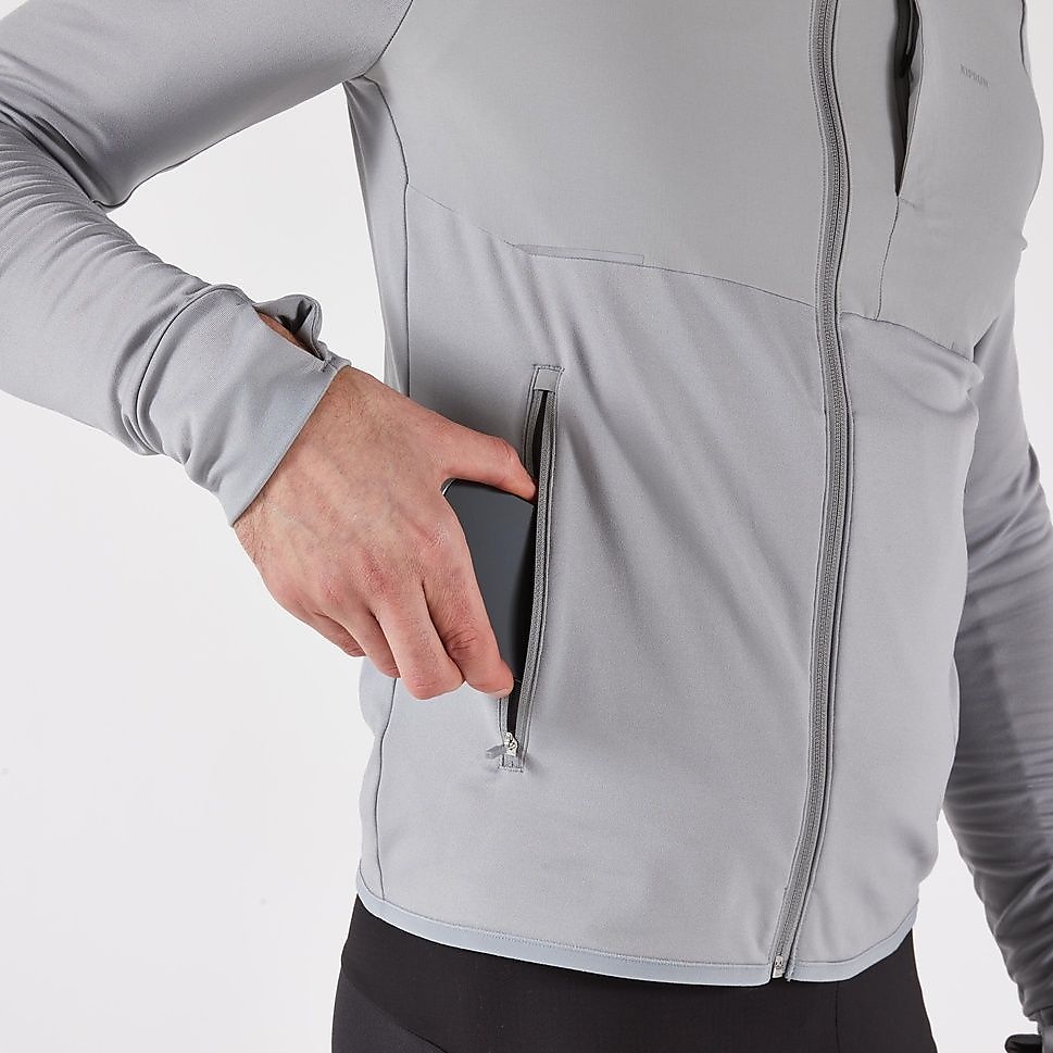 KIPRUNメンズジャケットRUN100 WARM GRY