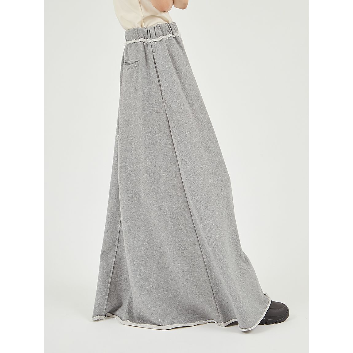 スウェットマキシスカート
