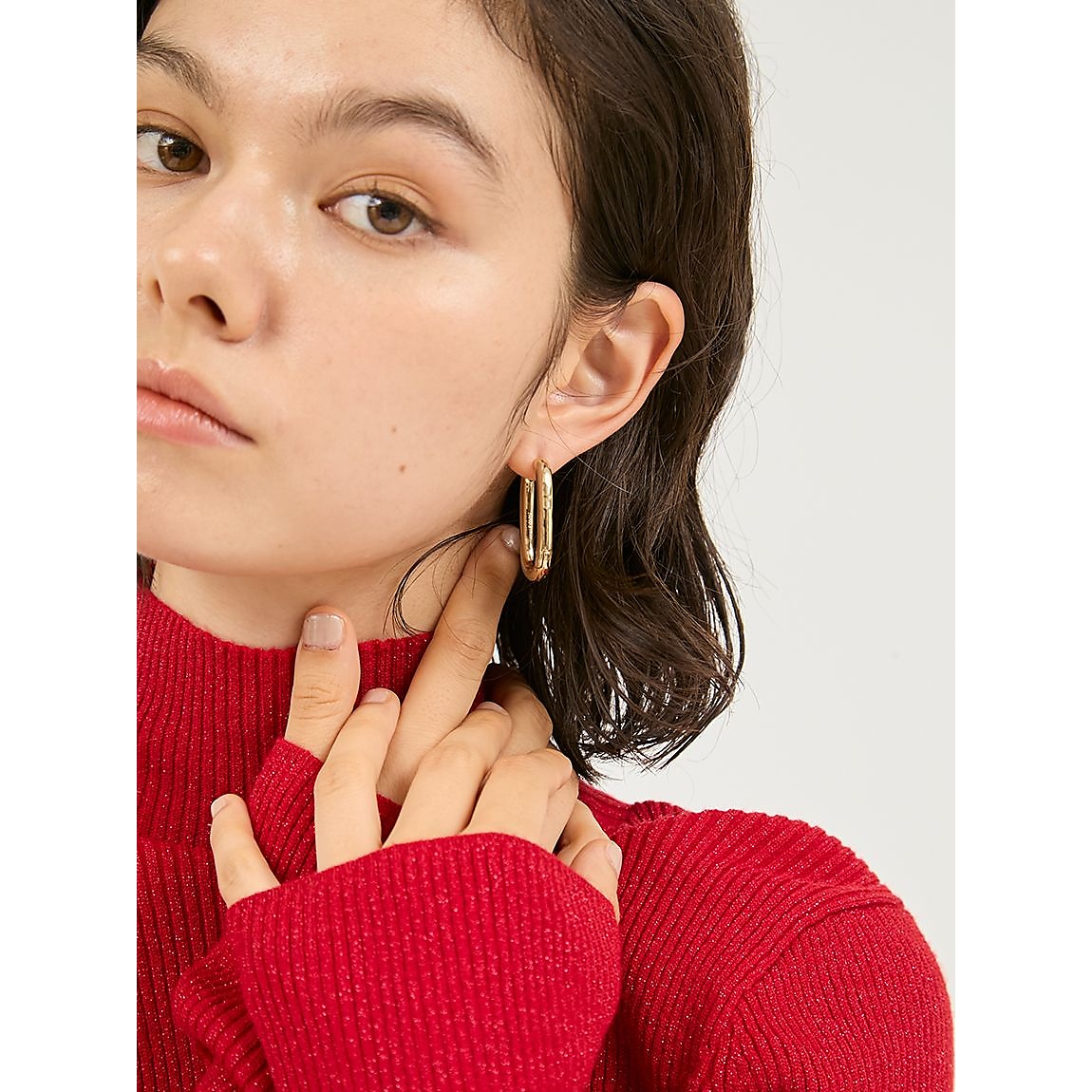 フープワンタッチピアス