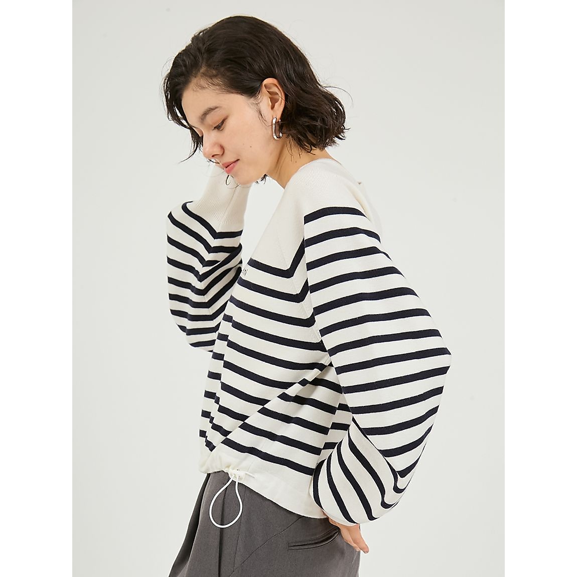 7daysドロストニットトップス