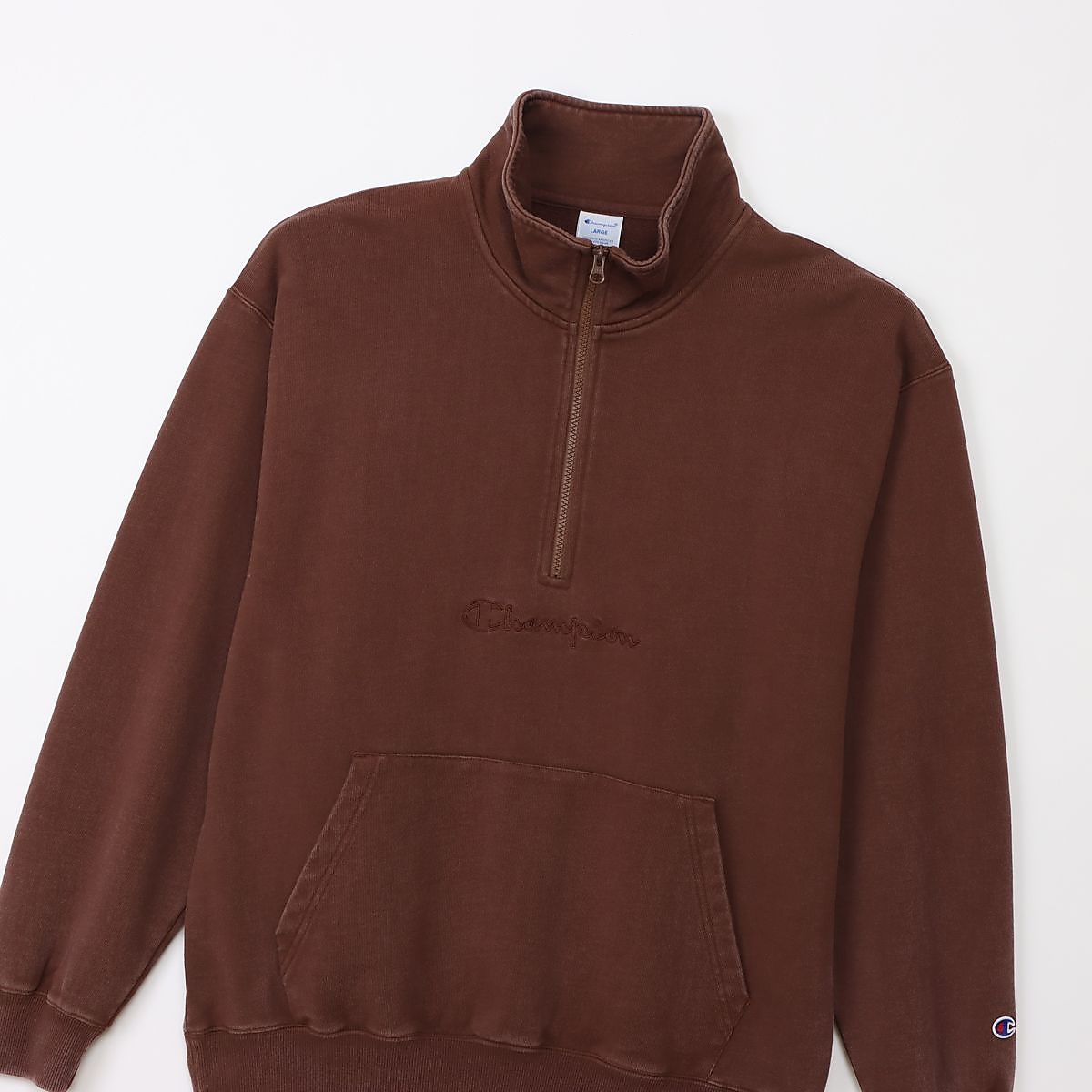 HALF ZIP SWEATSHIRT