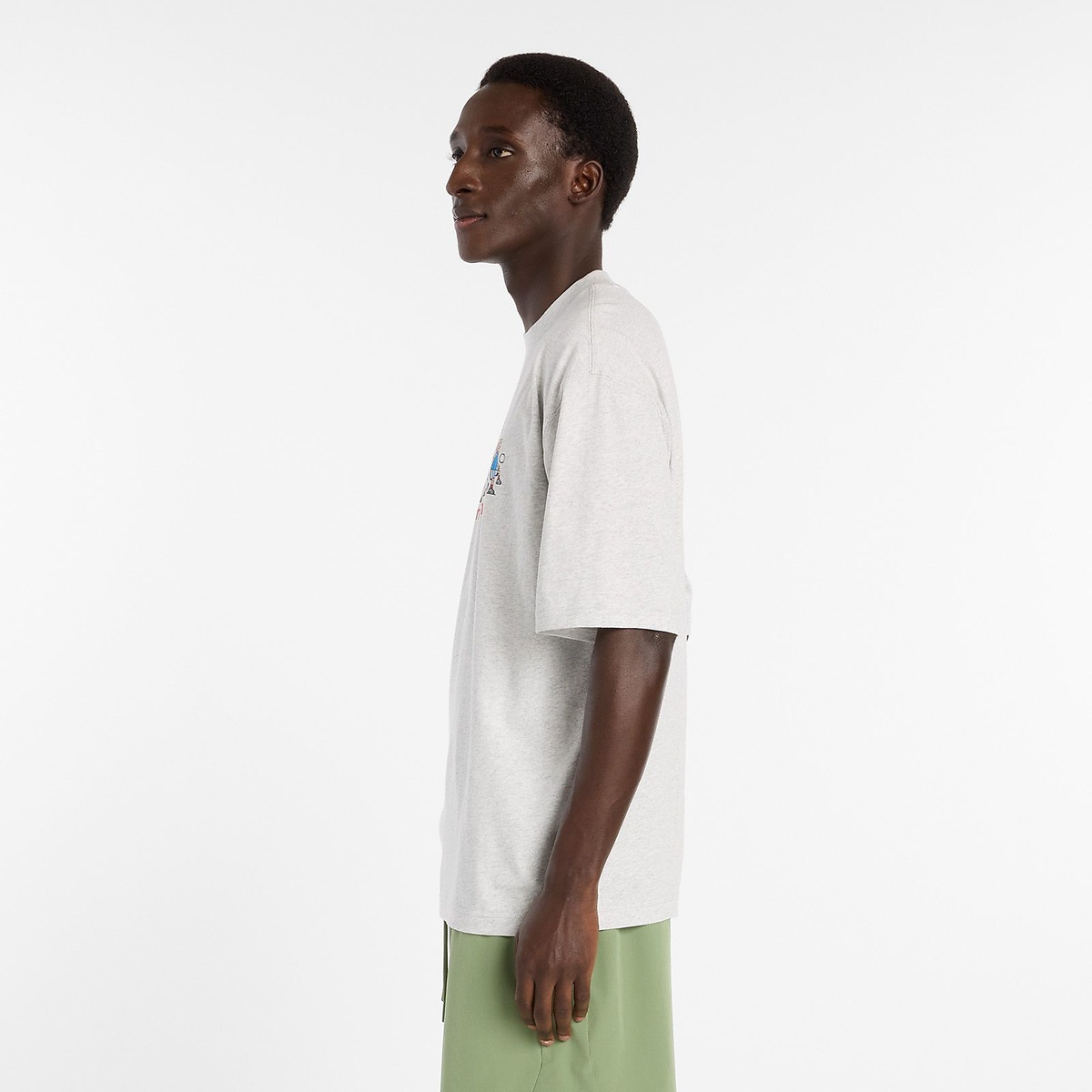 Ghica ラインアップオーバーサイズTシャツ