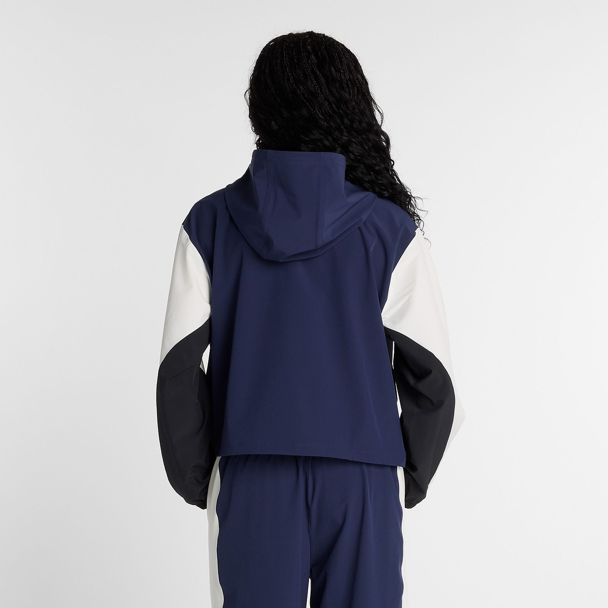 ウーブンフーデッドジャケット