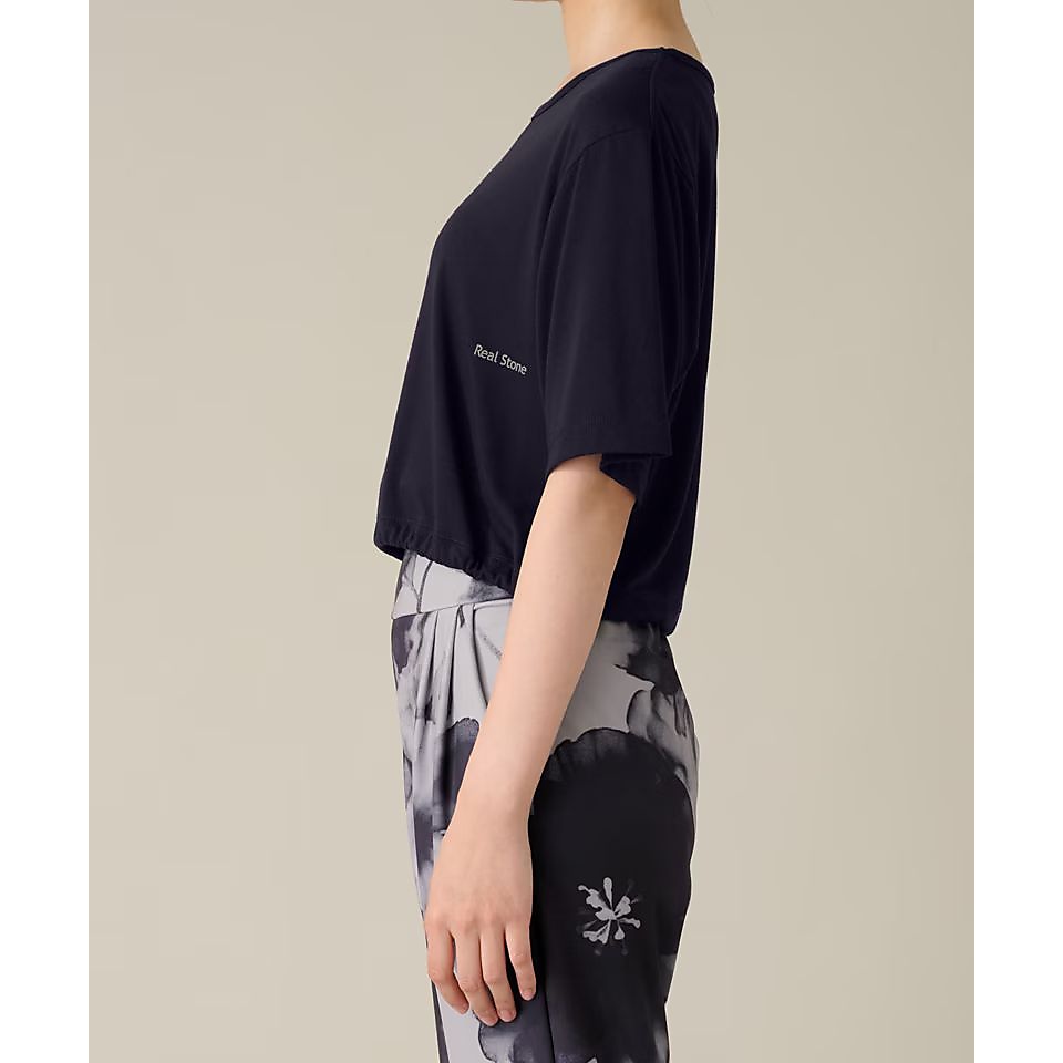 Real Stone ハーフスリーブトップ  NV