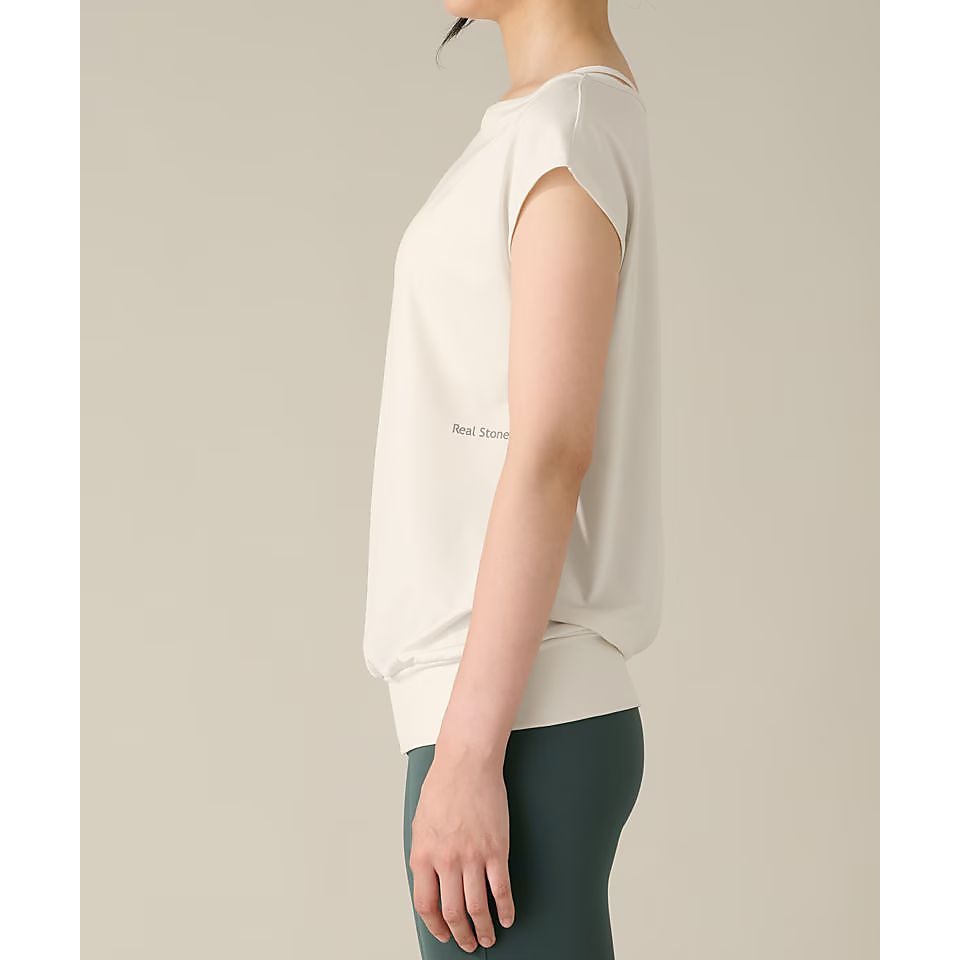 Real Stone フレンチスリーブトップ OW
