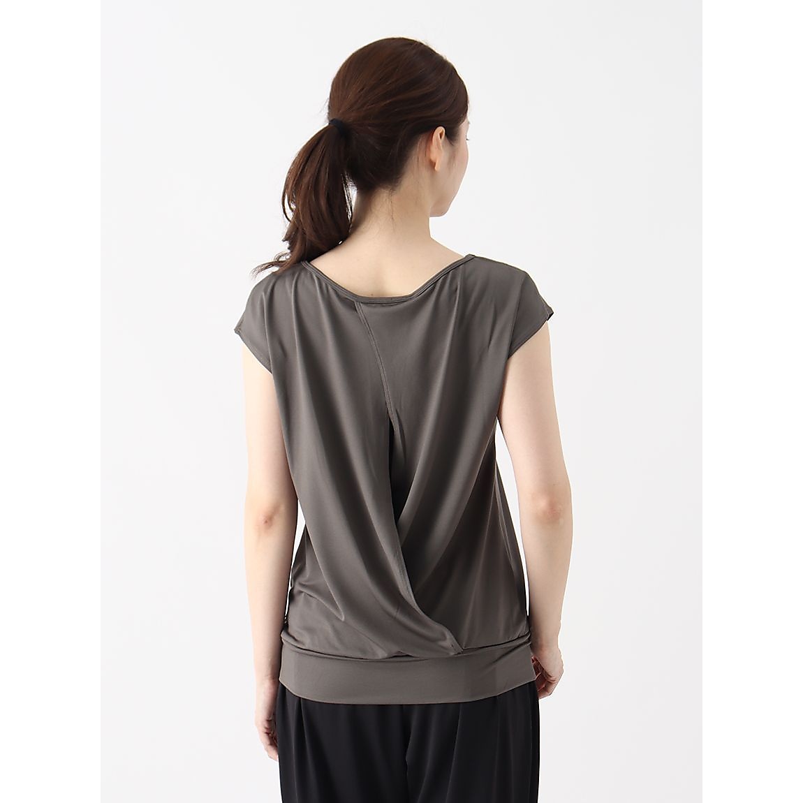 Real Stone フレンチスリーブトップ GRK