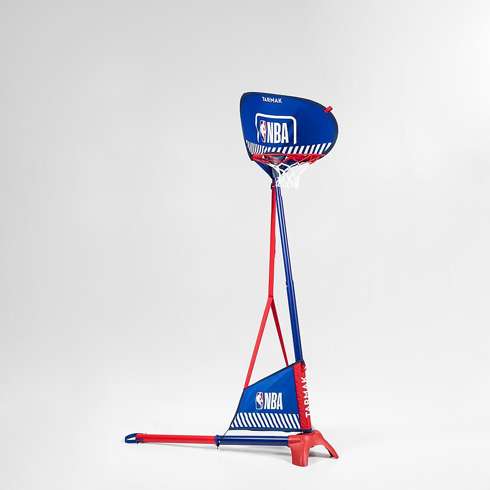 Decathlonキッズバスケットボールフープ NBA 500 Easy RED BLU WHT