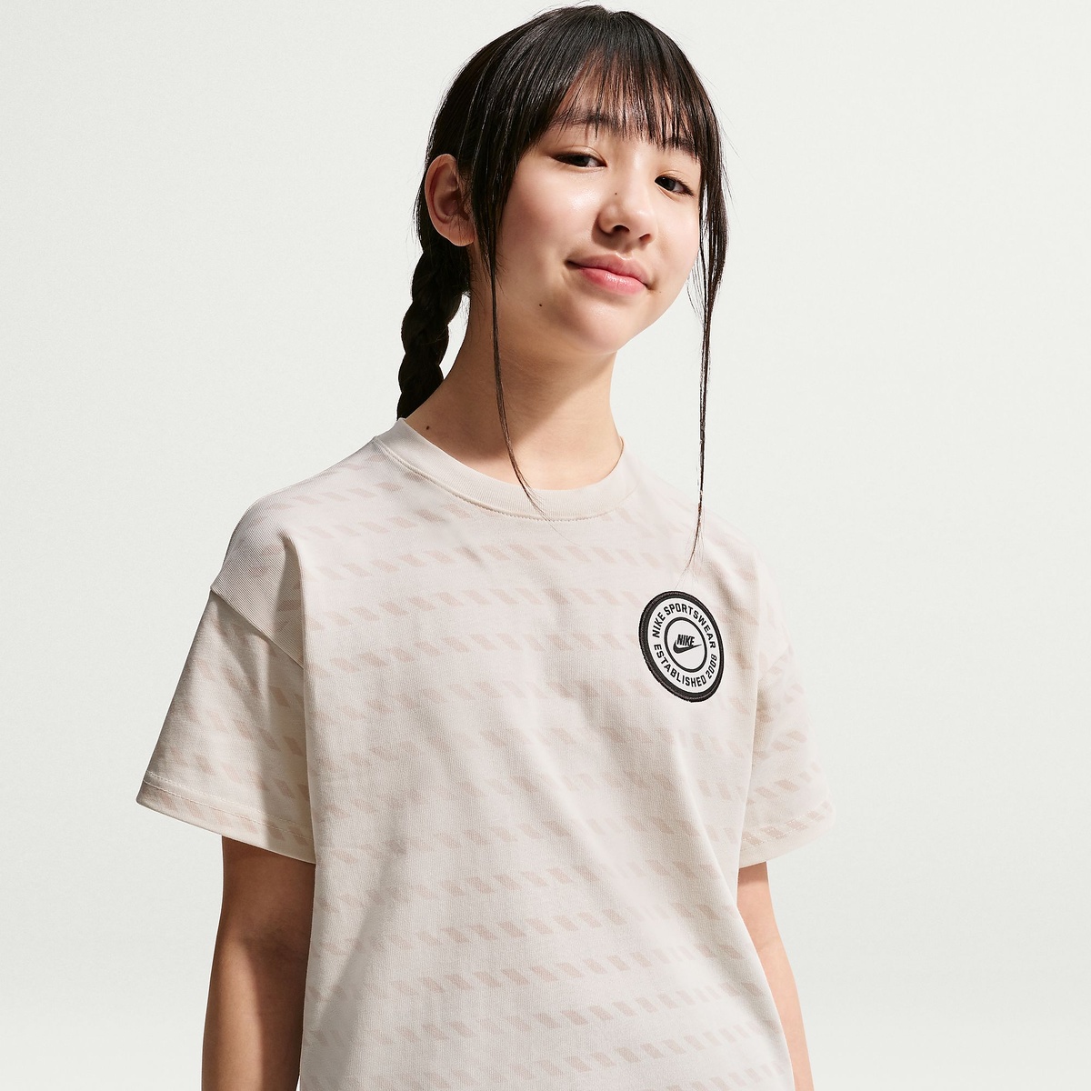 ナイキ YTH NSW M90 HAZ ストライプ S/S Tシャツ