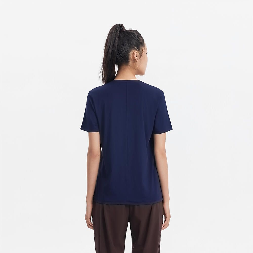 Decathlon レディース半袖Tシャツ100 ジム・フィットネス NVY