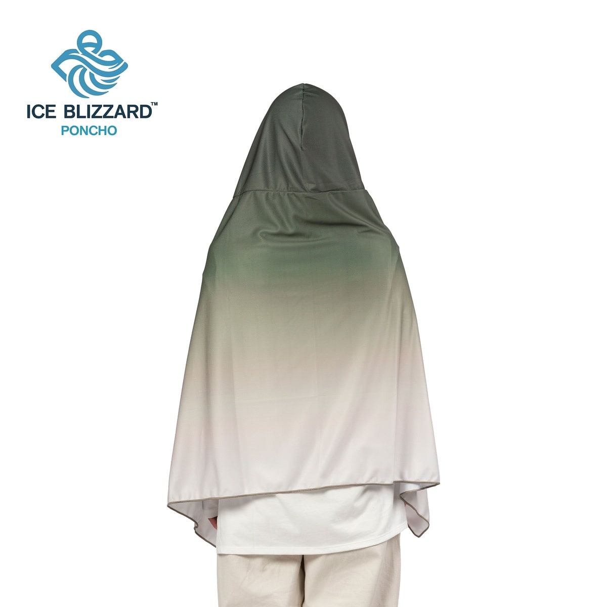 ICE BRIZZARD ポンチョ　フォレストグラデーション