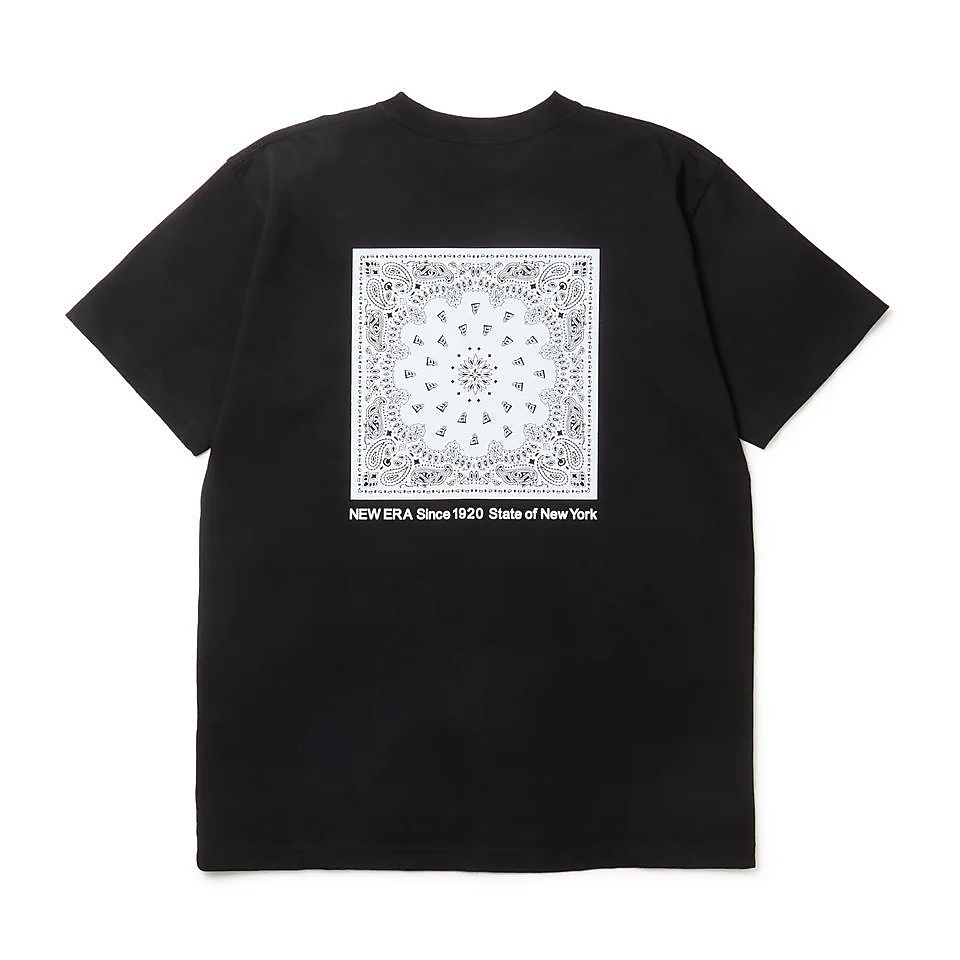 SS CT T PAISLEY BLK