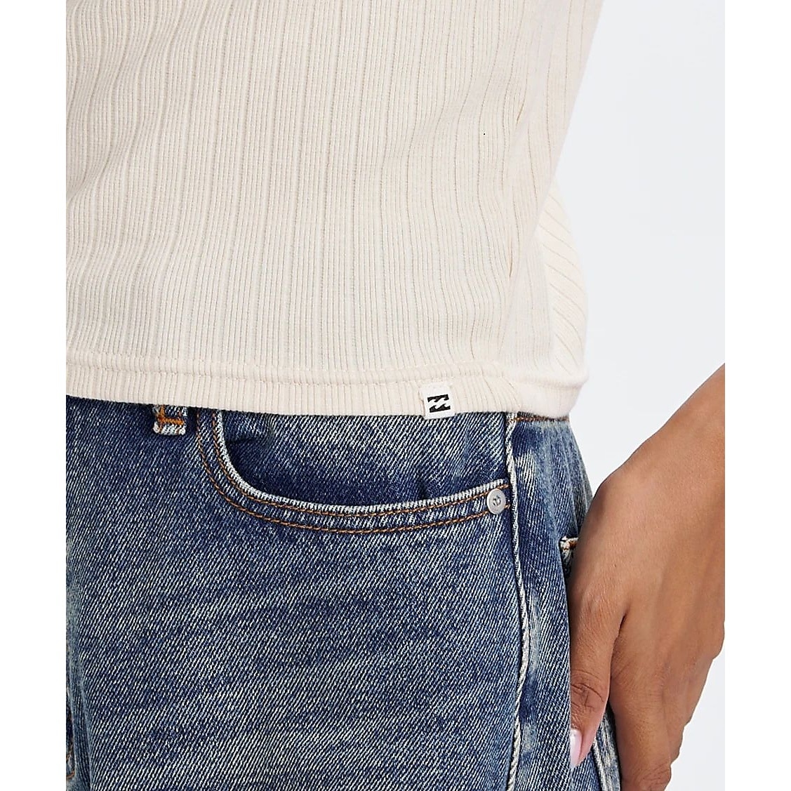 2WAY BABY FIT RIB TEE