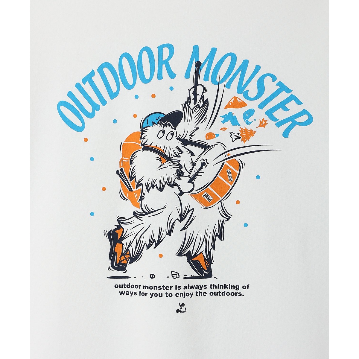 リトルベアロックグラフィックショートスリーブTシャツ