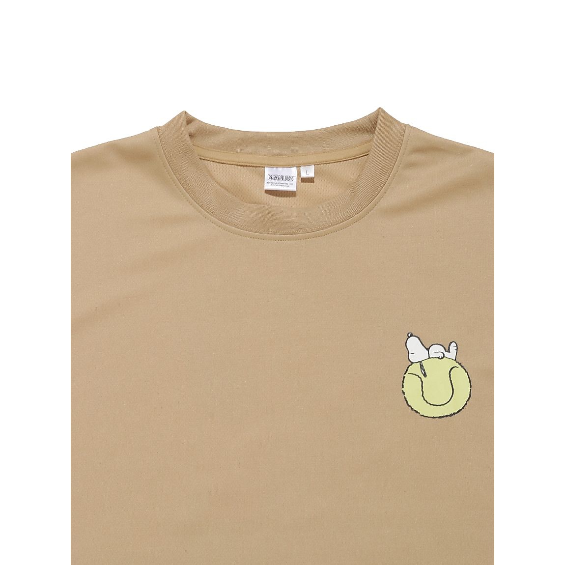 26PEANUTSテニスバックプリントTシャツ