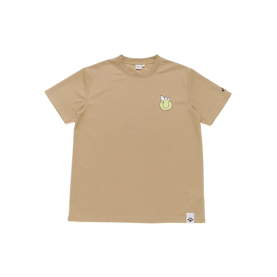 26PEANUTSテニスバックプリントTシャツ