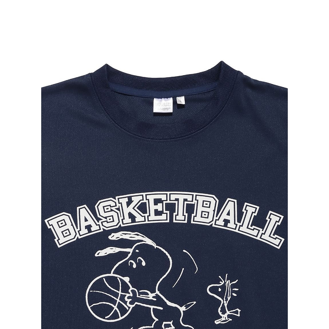26PEANUTSバスケフロントプリントTシャツ