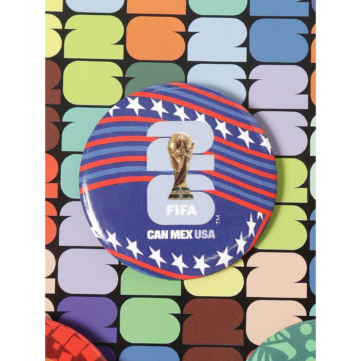 Host Countries Button Pin