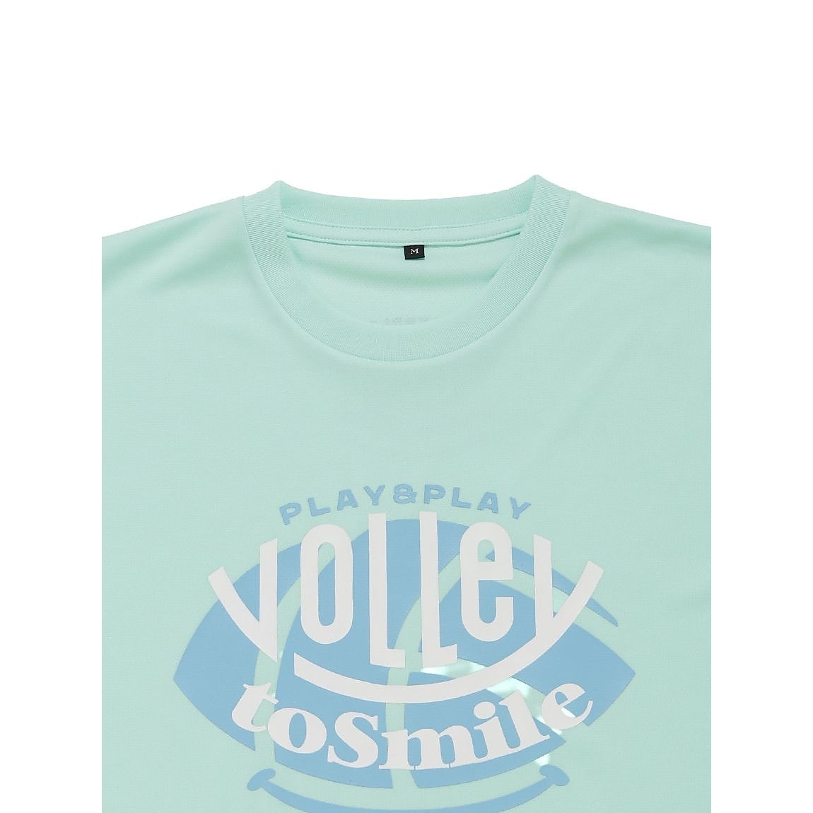 バレーグラフィックTシャツ スマイル